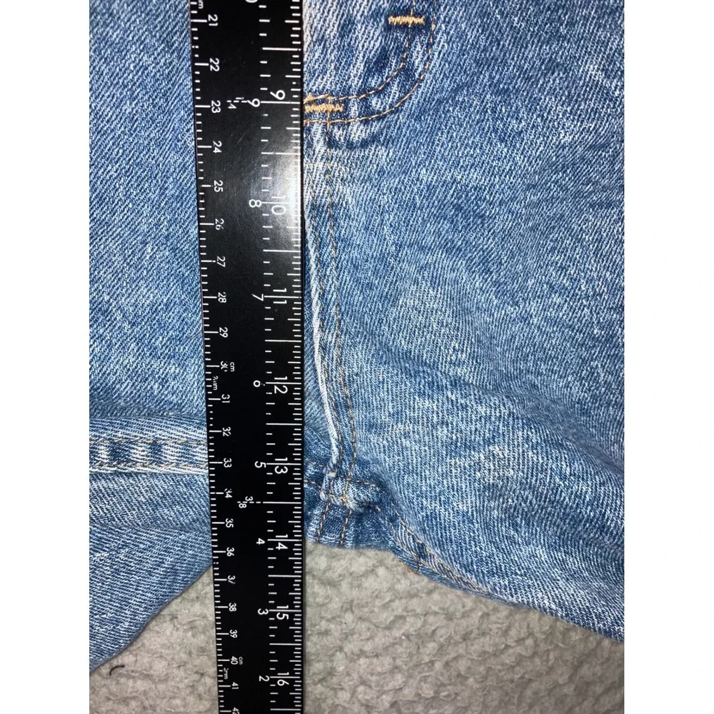 Wrangler Denim Shorts Men 40 Jorts Blue Medium‎ Wash Straight Baggy Skater y2k